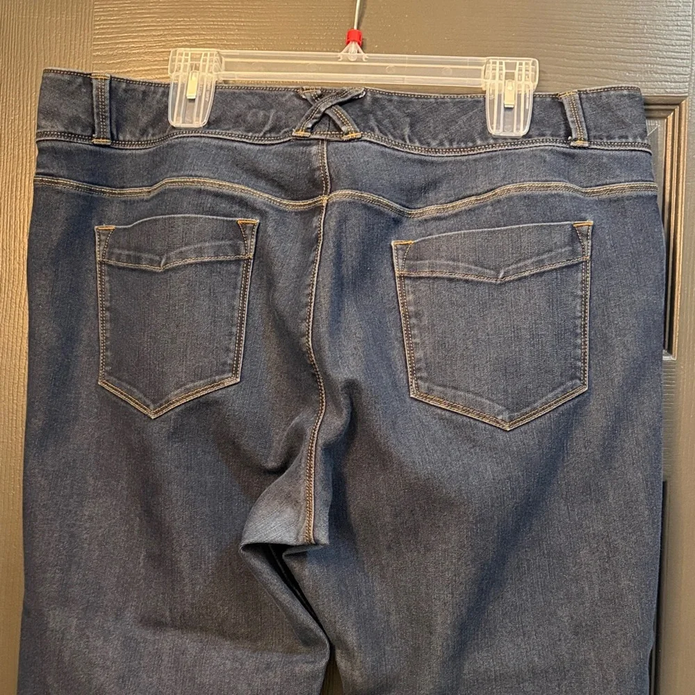 Lands' End Blue Flare Women's Jeans - Picture 4 of 5